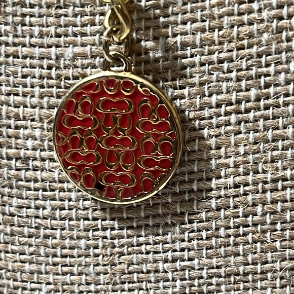 Jewelry - COACH CHARM ON A 18” STERLING SILVER NECKLACE
STAMPED 925